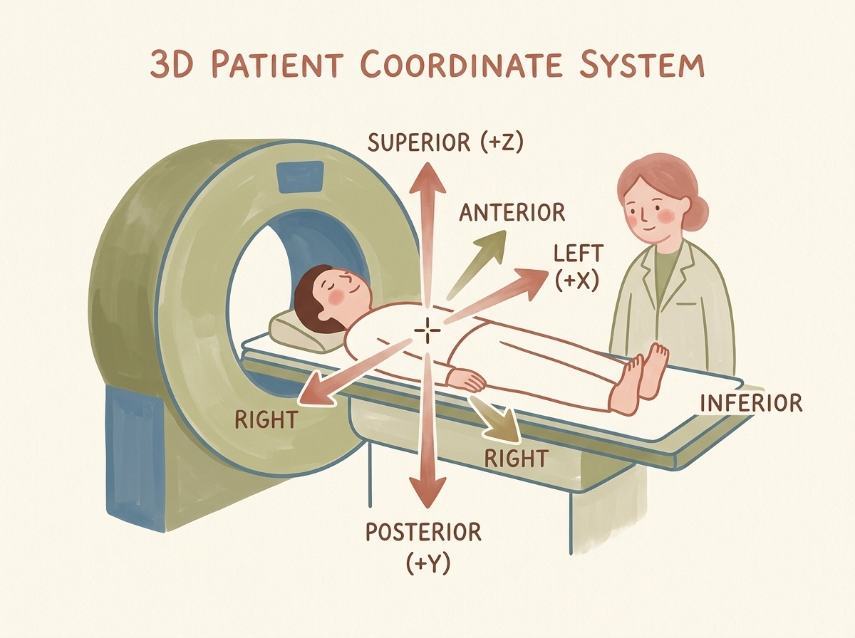 3D Patient Coordinate System