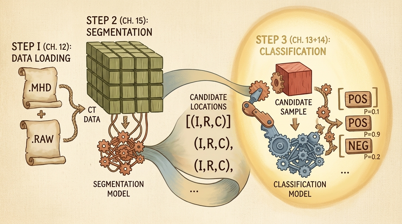 3-Step Cancer Detection Pipeline with Step 3 Highlighted