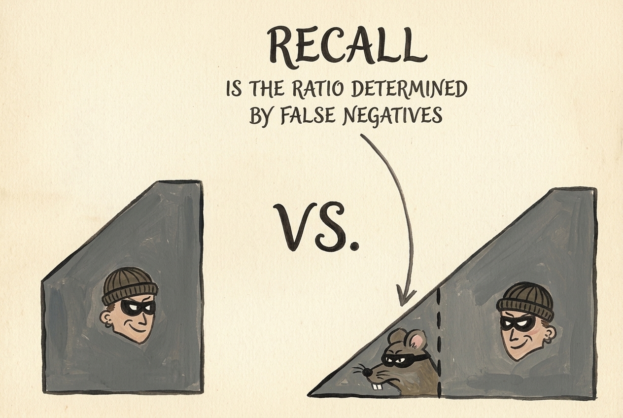 Recall Is the Ratio Governed by False Negatives