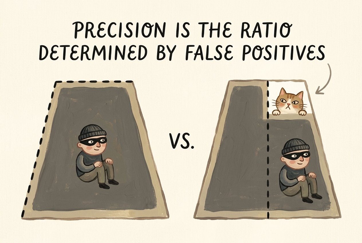 Precision Is the Ratio Governed by False Positives