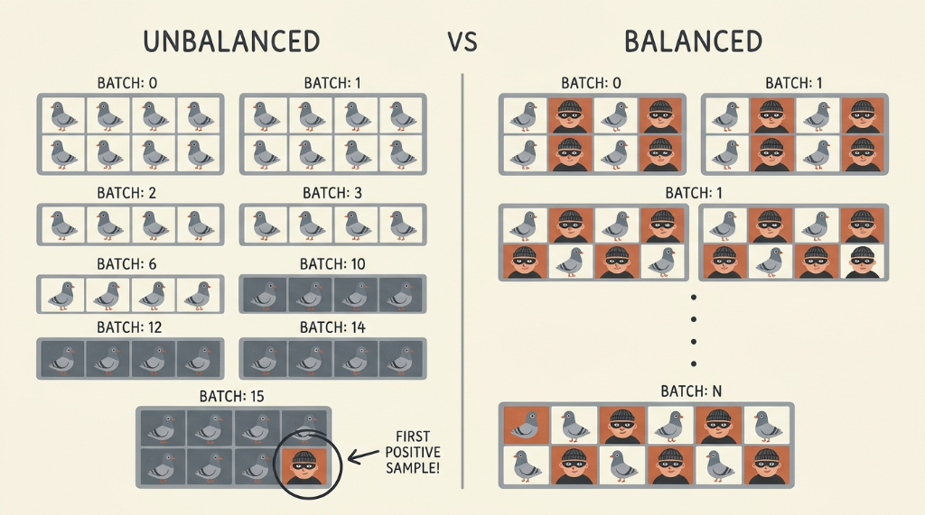 Unbalanced vs Balanced Mini-Batch Ingestion