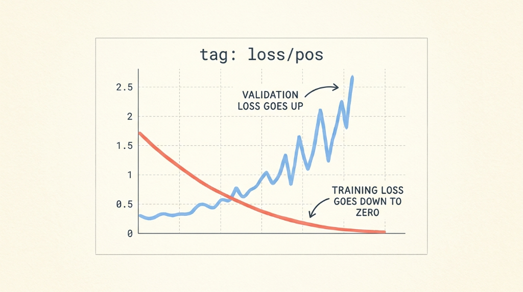 Overfitting on Positive Class Loss Curve