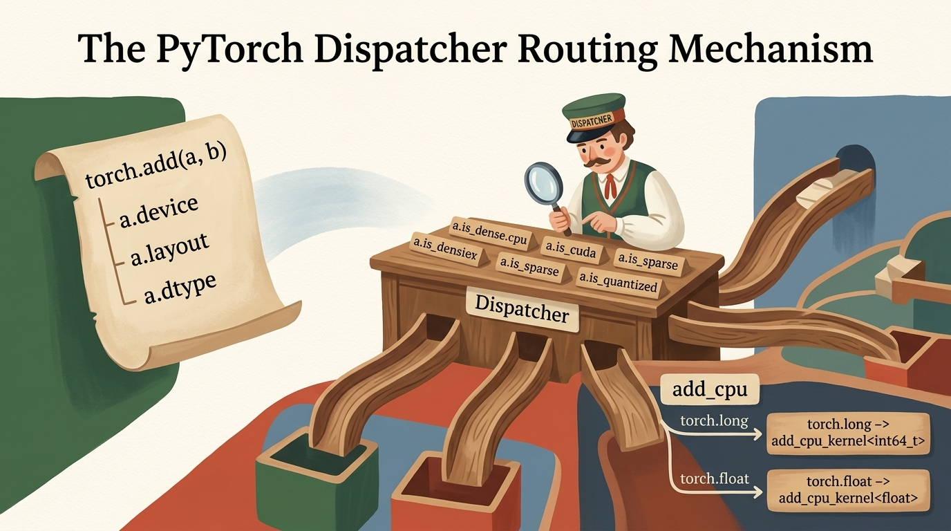 The PyTorch Kernel Dispatcher Routing Mechanism
