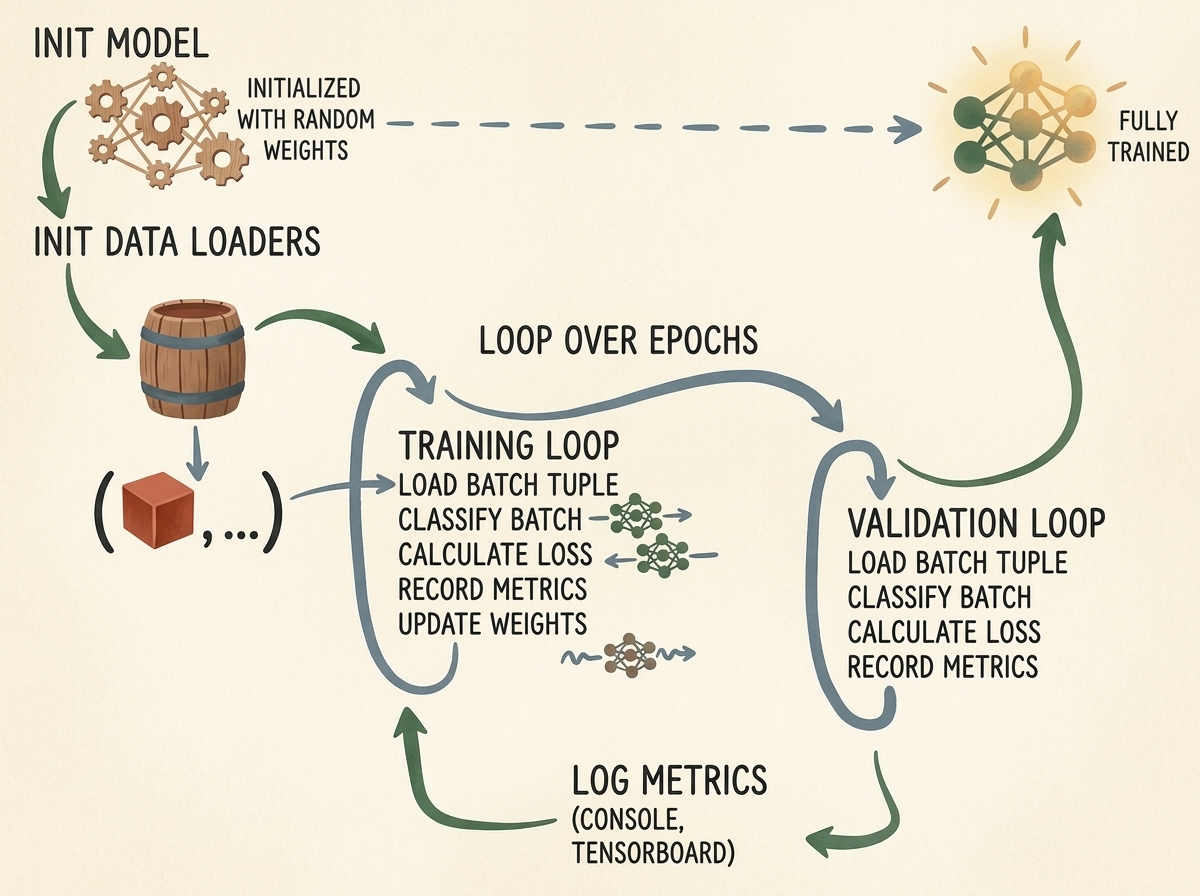 Complete Training and Validation Application Loop