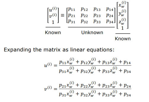 Establishing DLT Rational Equations