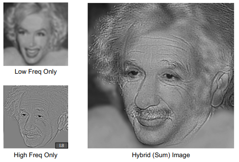 Oliva Hybrid Image Construction
