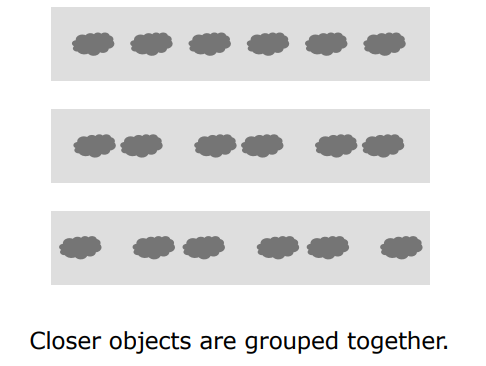 Gestalt Proximity Principle
