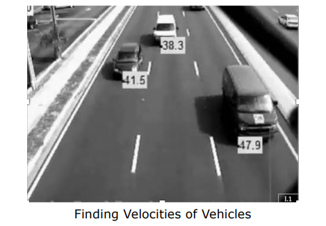 Traffic Monitoring and Vehicle Velocity Estimation