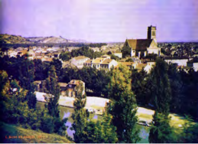 Louis Ducos du Hauron - View of Angoulême (1877/1887)