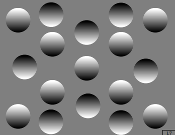 Smooth Gradient Shaded Circles Array