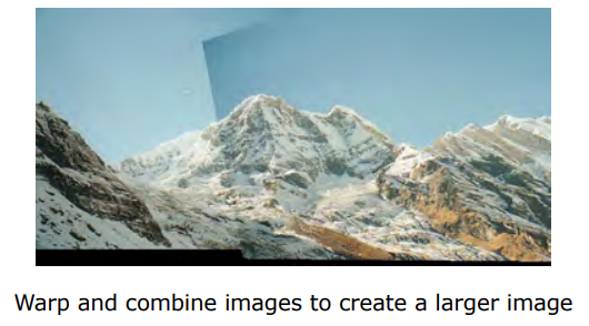 Image Warping and Panorama Stitching